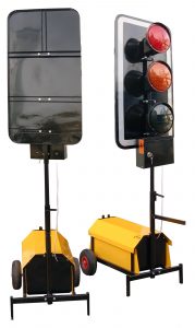 Мобильный светофор Ф 200 (3х компонентный с контрастным экраном)